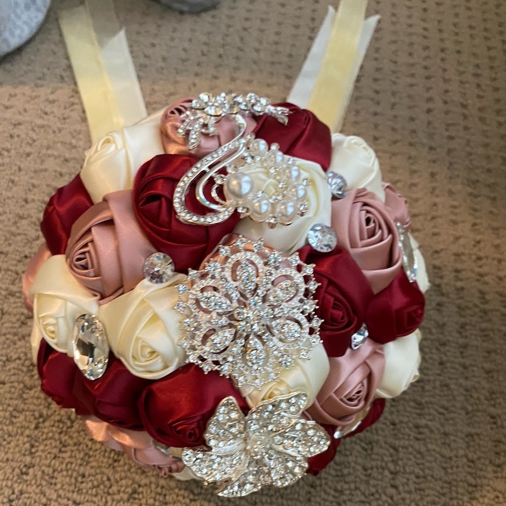 Faux Rose wedding bouquet